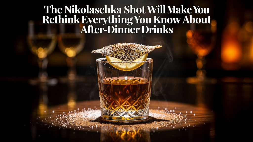 The Nikolaschka Shot Will Make You Rethink Everything You Know About After-Dinner Drinks