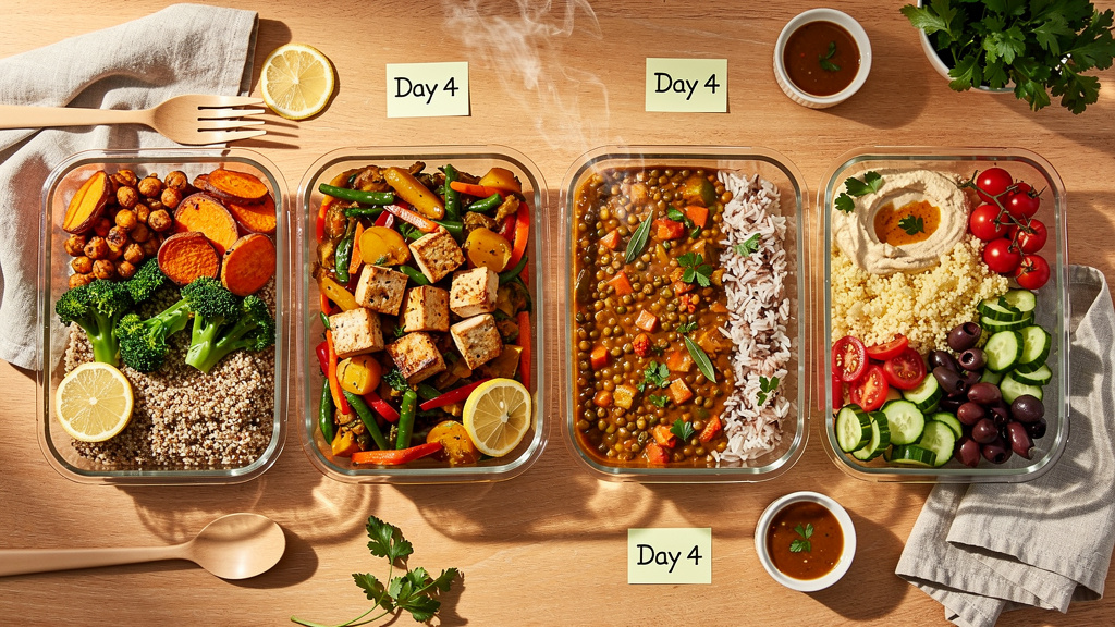 Vegetarian Meal Prep That Actually Tastes Good on Day 4