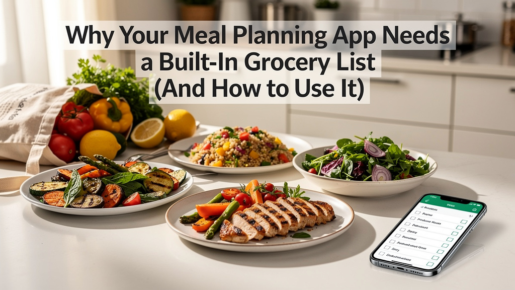 Your Grocery List and Meal Plan Should Talk to Each Other