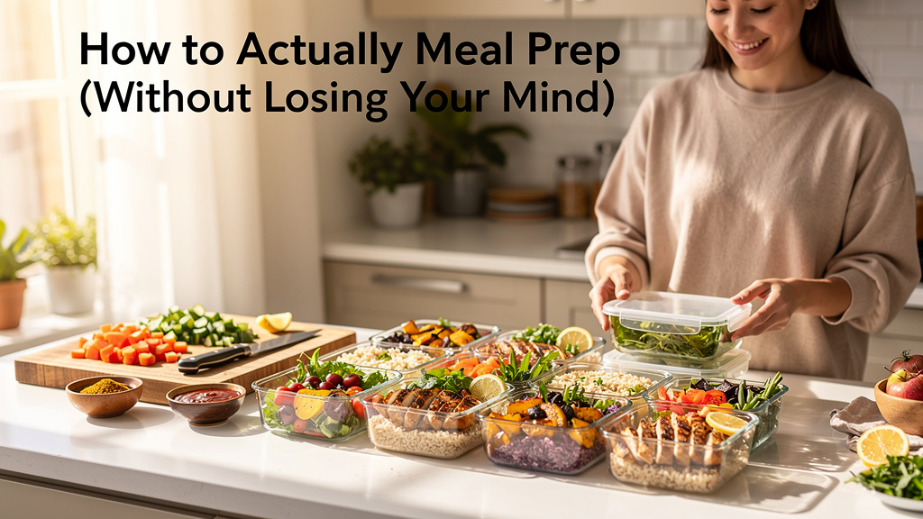 Meal Prep 101: A Beginner's Guide That Skips the Overwhelm