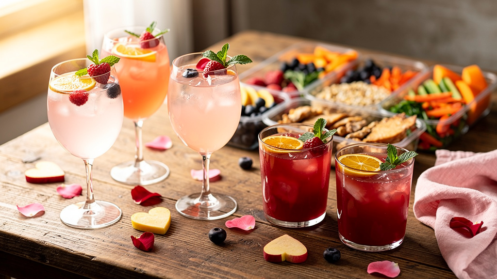 Valentine's Day Mocktails That Won't Ruin Your Meal Prep Week