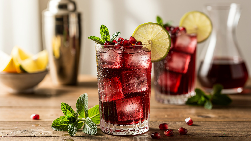 All the Vibe, None of the Buzz: Pomegranate Mocktails Worth Sipping