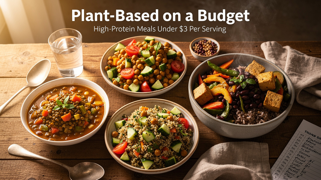 High Protein, Low Budget: Plant-Based Plates Under $3 a Serving