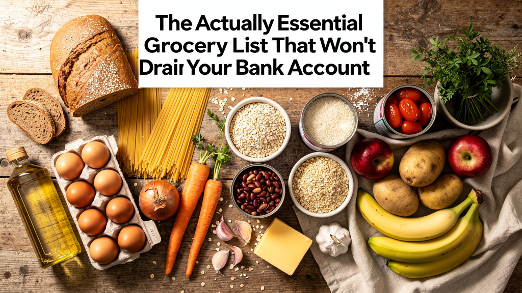 Stock Your Kitchen for Under $50: The Only Grocery List You Need