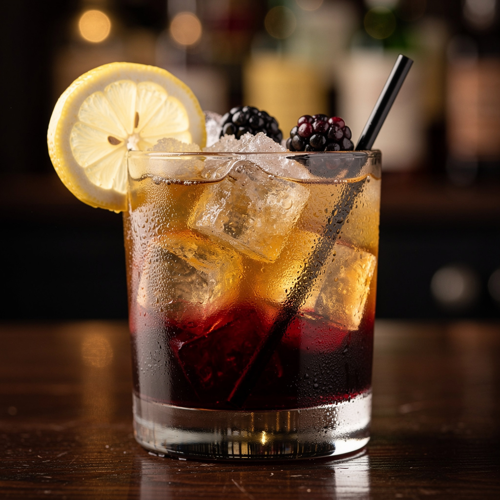 Bourbon Bramble