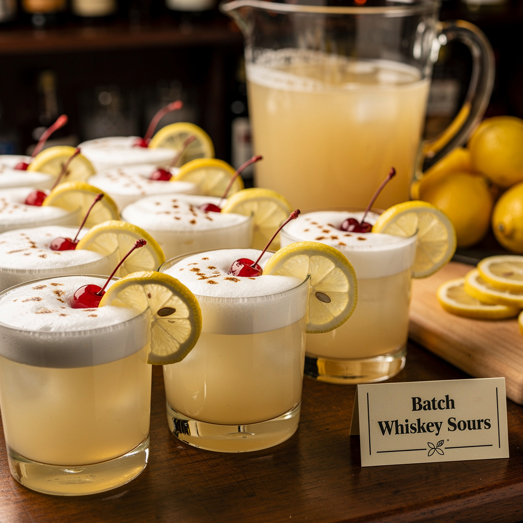 Batch Whiskey Sours
