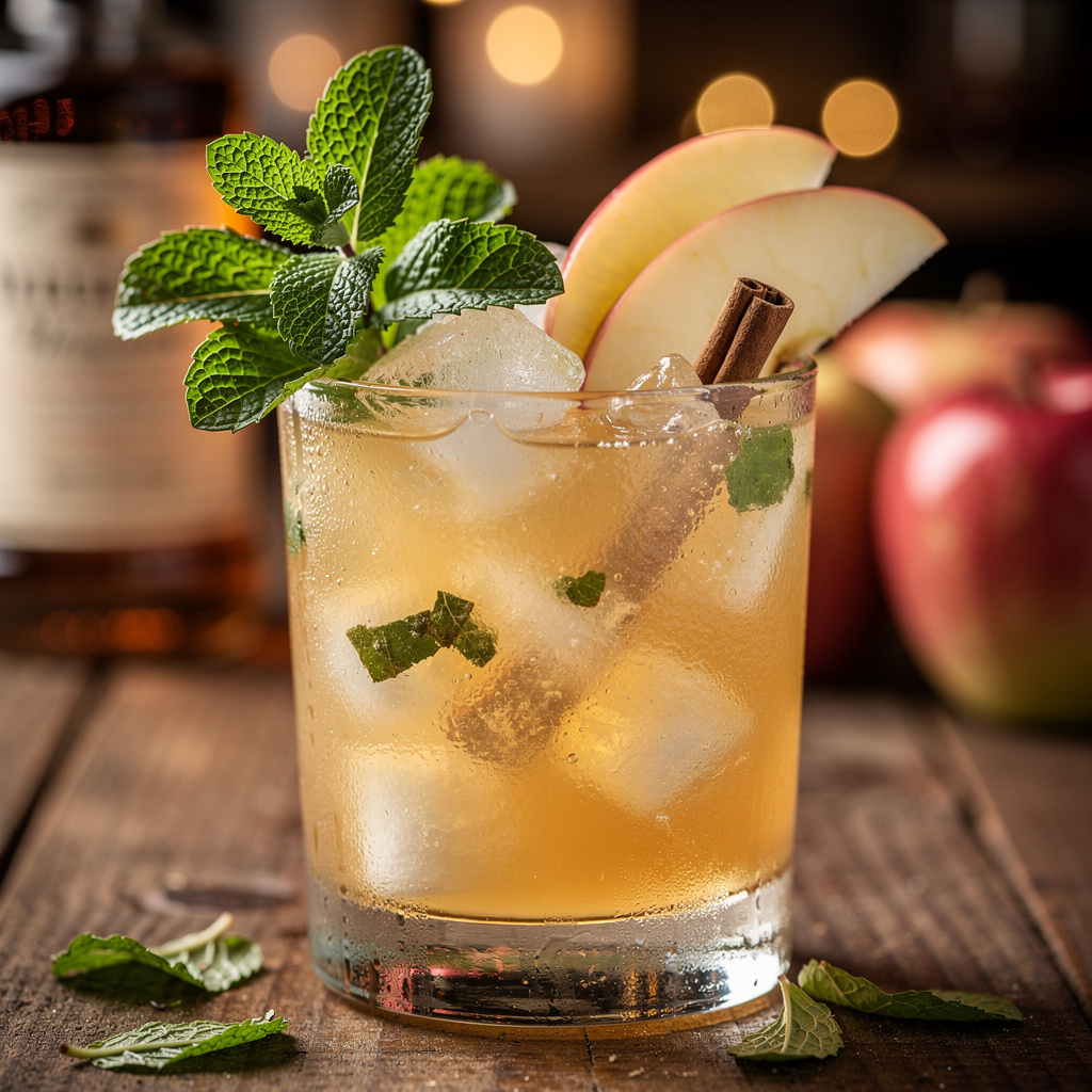 Apple Cider Whiskey Smash