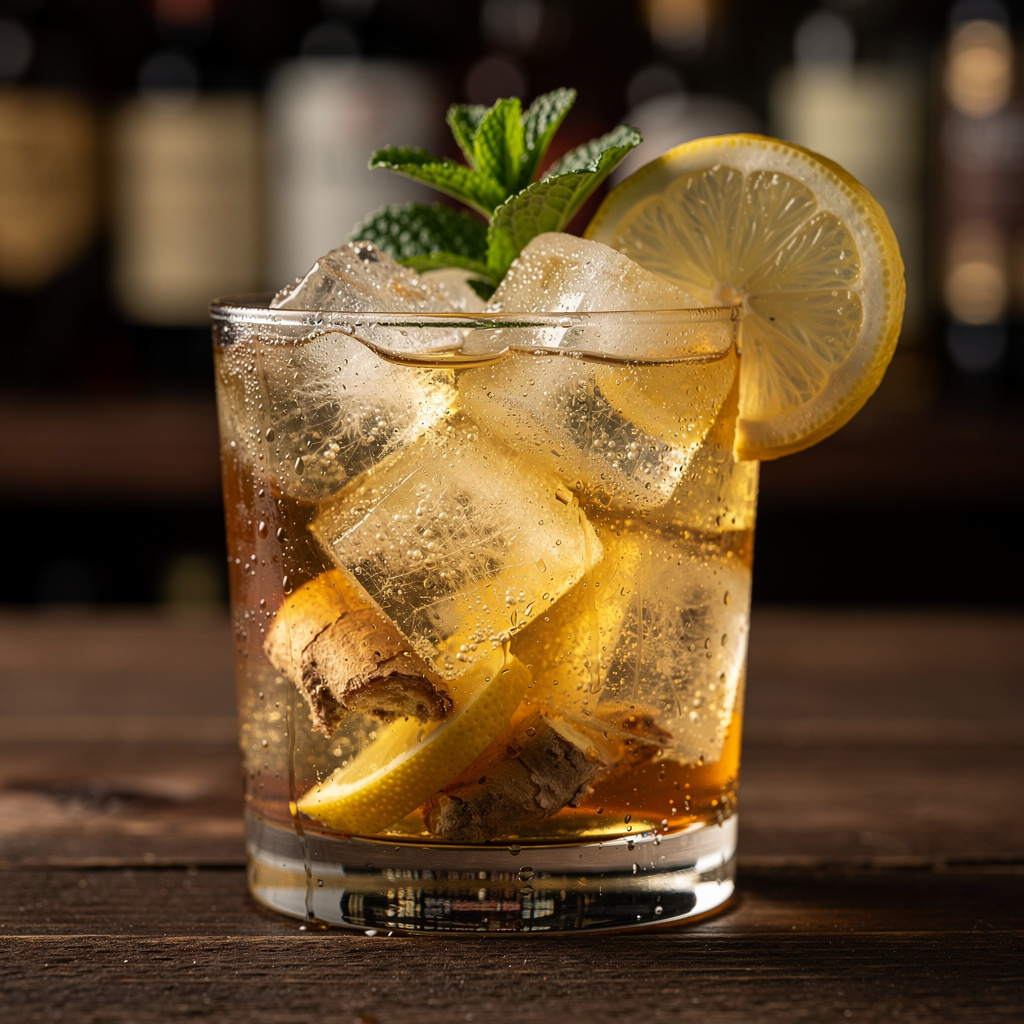 Whiskey Ginger Smash