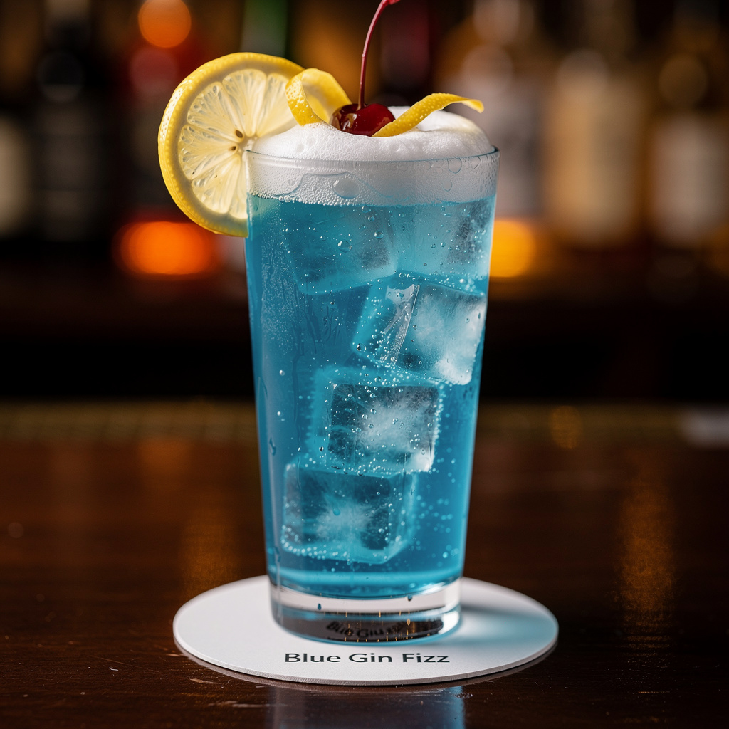Blue Gin Fizz