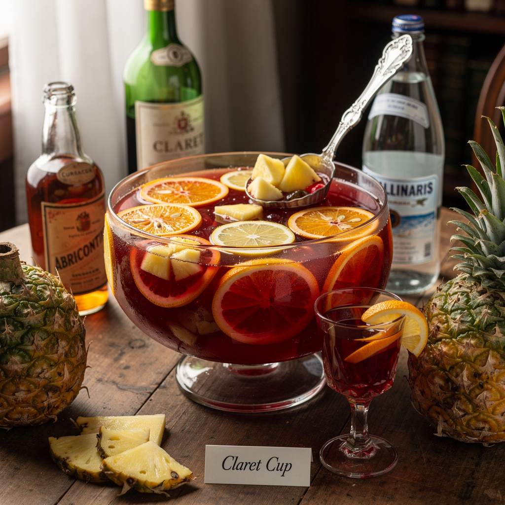 Claret Cup Cocktail Recipe | Blinner