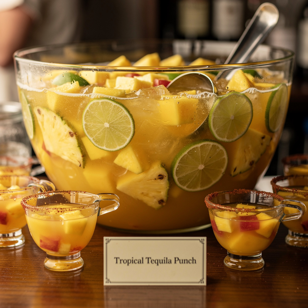 PunchBowl Tropical Tequila Punch