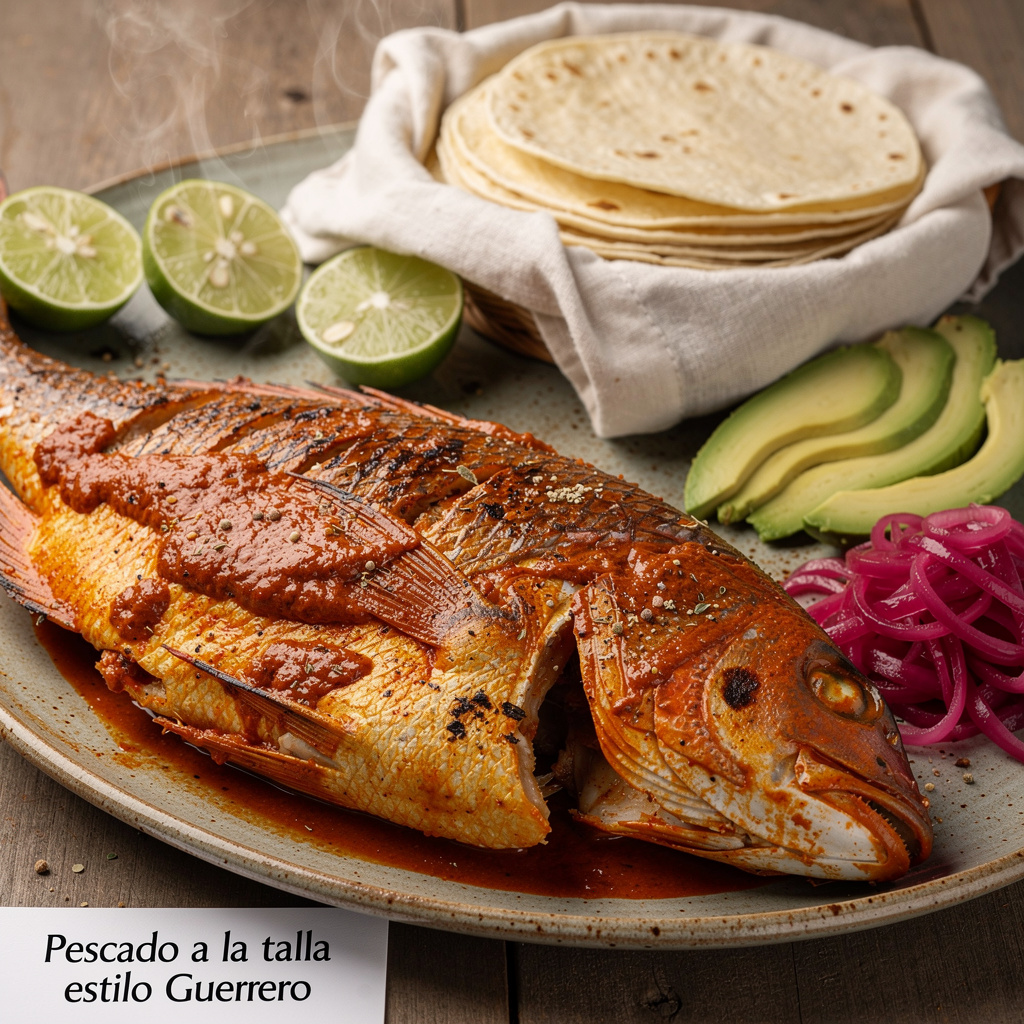 Grilled Red Snapper a la Talla (Huachinango)