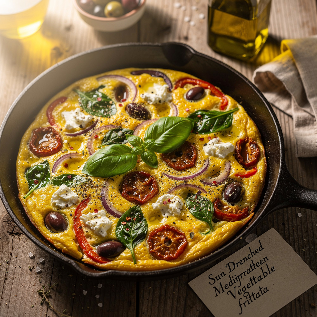 Sun-Drenched Mediterranean Vegetable Frittata