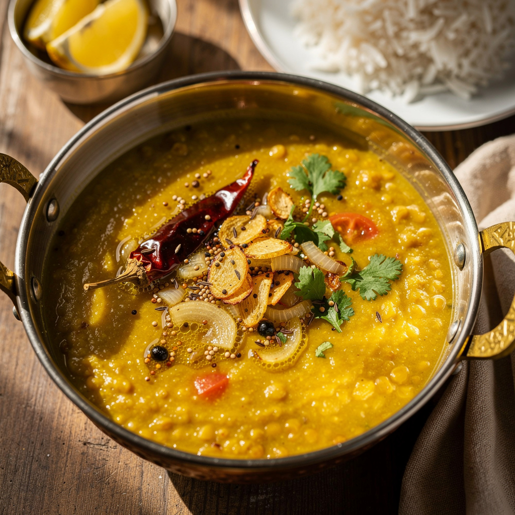 Golden Tempered Lentil Dal Tadka