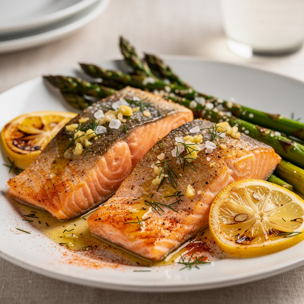 Golden Shore Lemon-Dill Baked Salmon