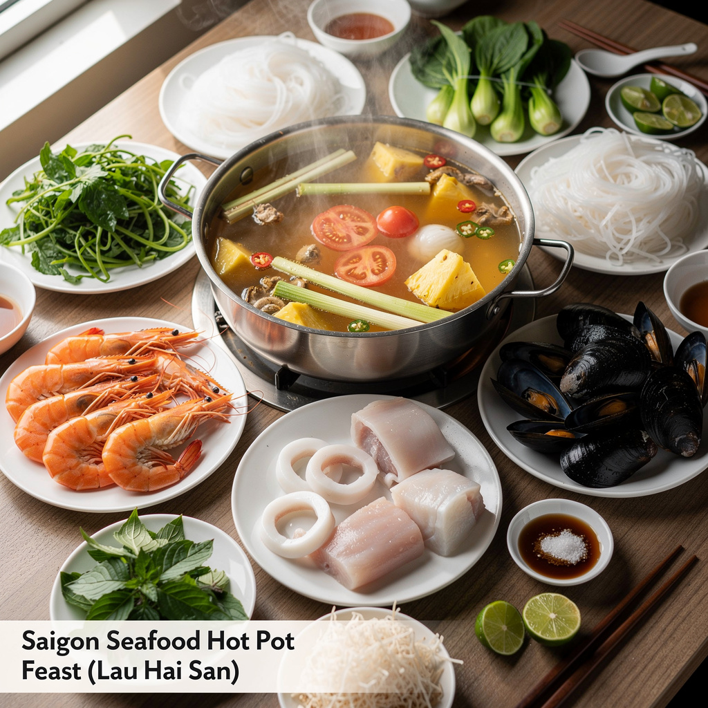 Saigon Seafood Hot Pot Feast (Lau Hai San)