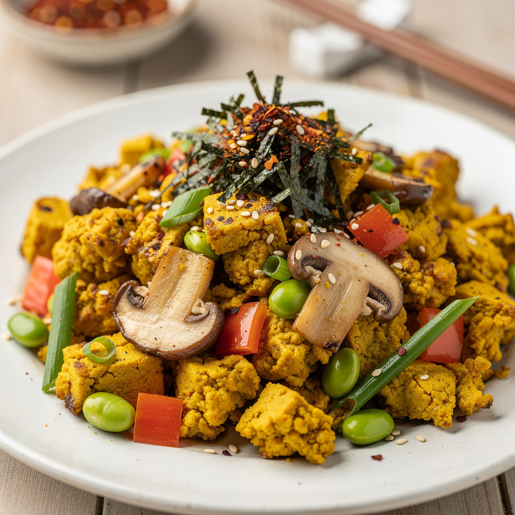 Umami Sunrise Tofu Scramble