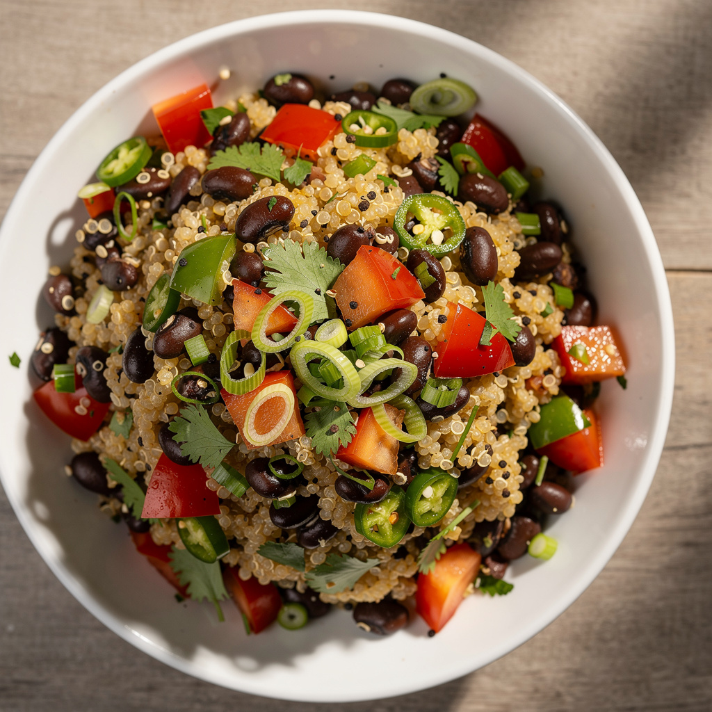 Quinoa and Black Bean Salad