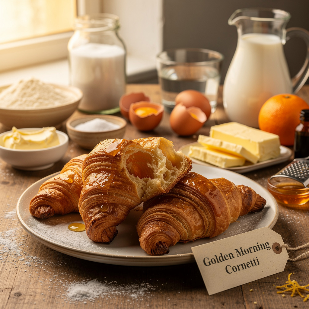 Golden Morning Cornetti