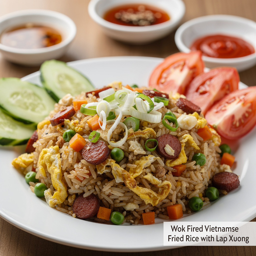Wok-Fired Vietnamese Fried Rice with Lap Xuong