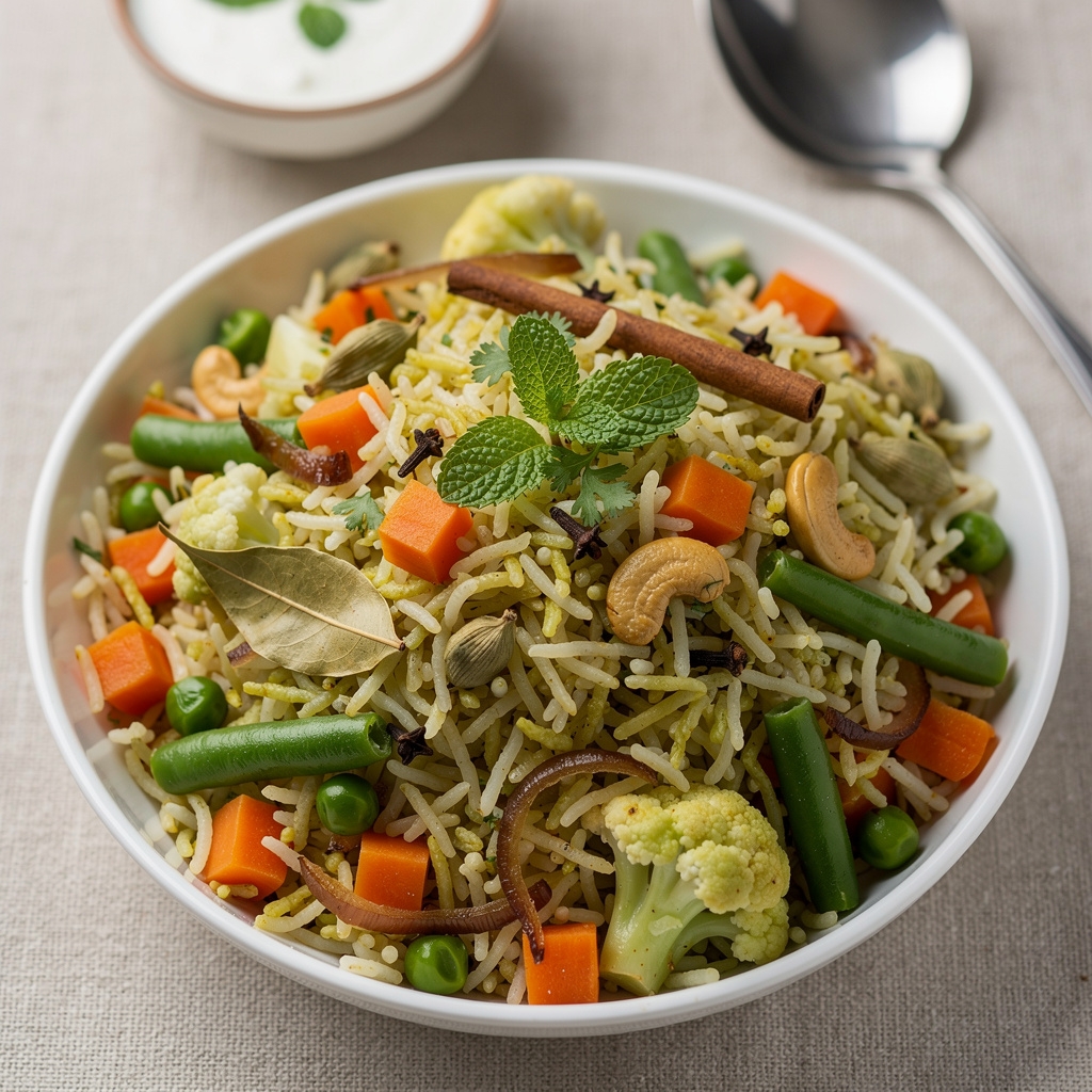 Fragrant Garden Vegetable Pulao