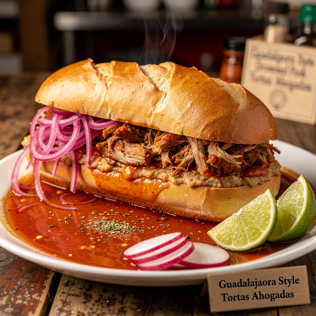 Guadalajara-Style Drowned Pork Tortas Ahogadas