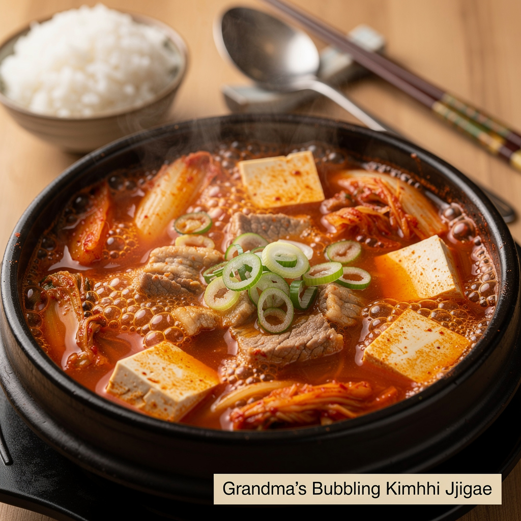 Grandma's Bubbling Kimchi Jjigae