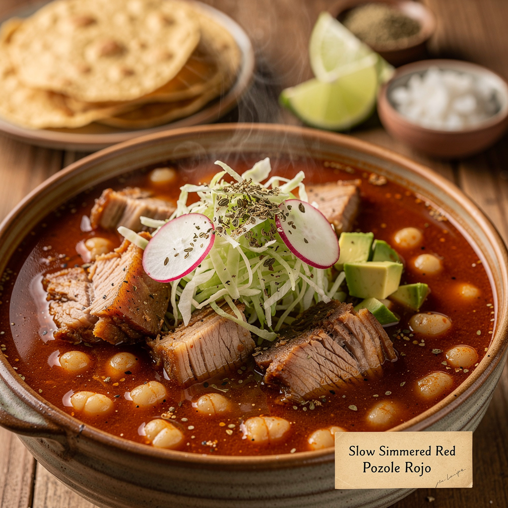 Slow-Simmered Red Chile Pozole Rojo