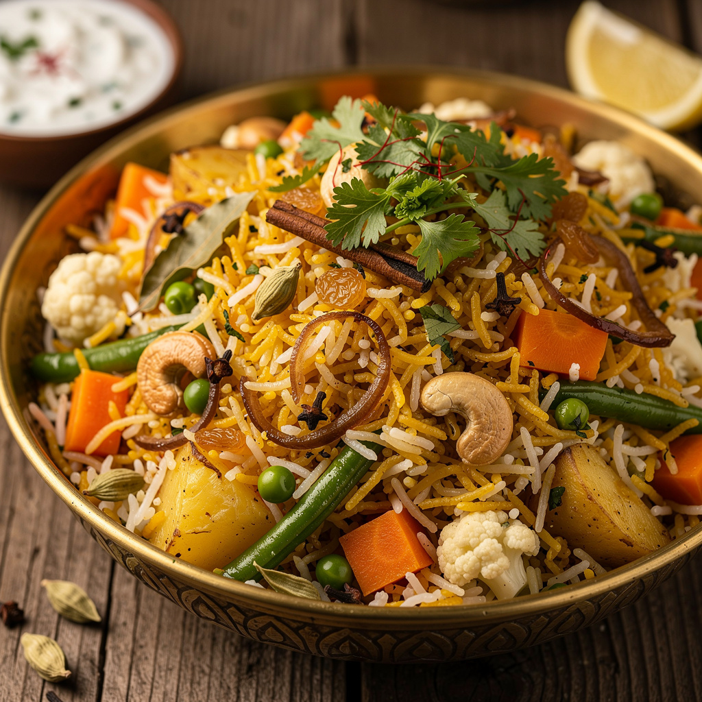 Royal Garden Vegetable Dum Biryani