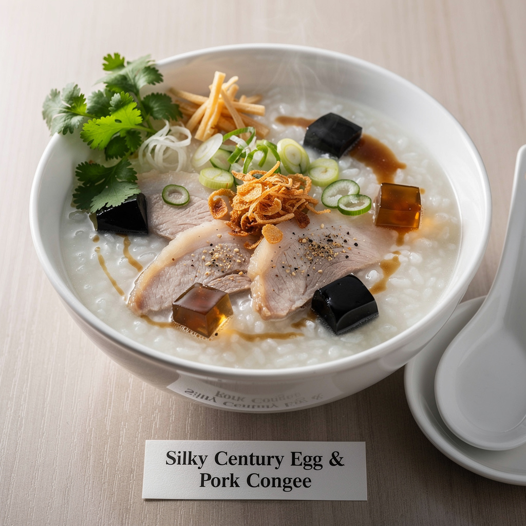 Silky Century Egg & Pork Congee