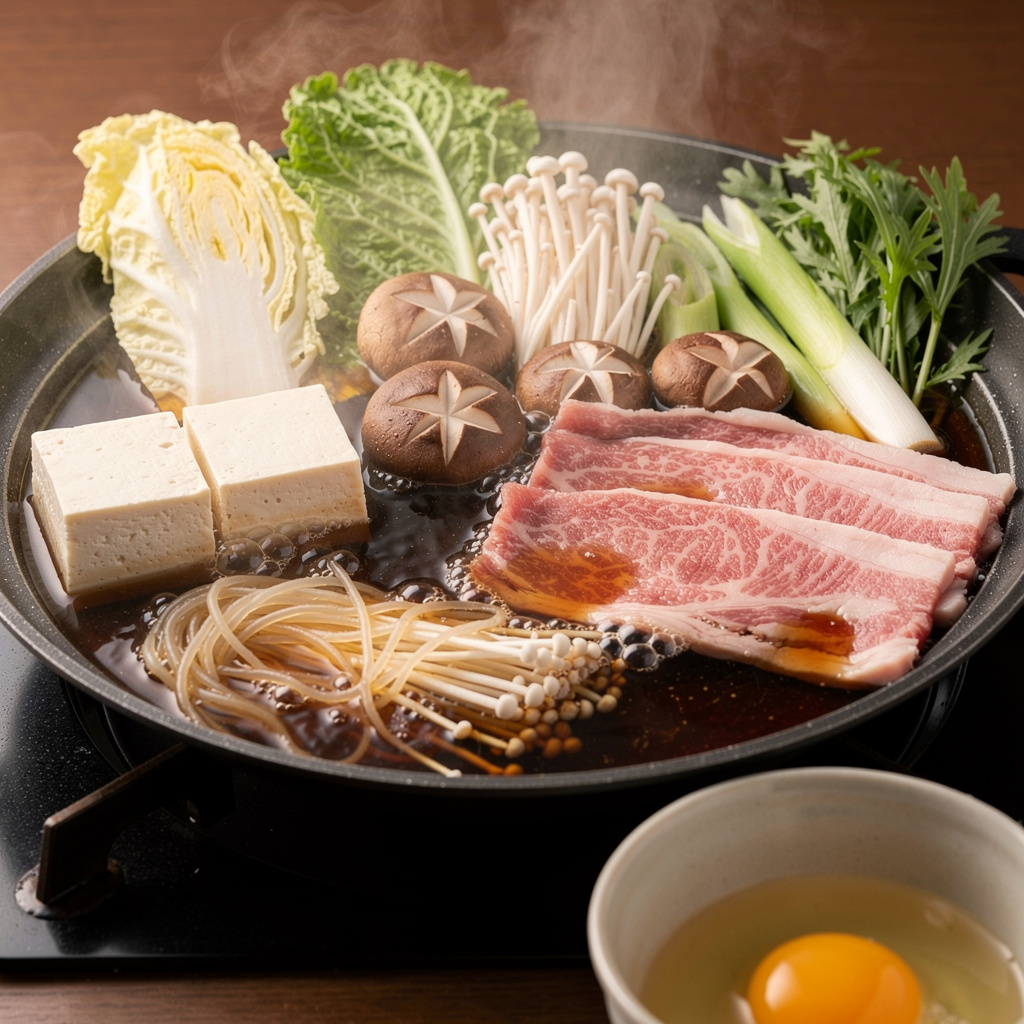 Simmering Harmony Beef Sukiyaki