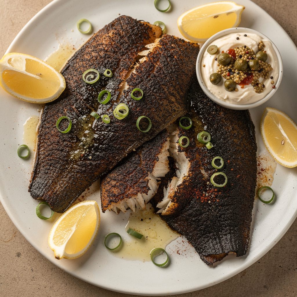 Bayou Iron Blackened Catfish