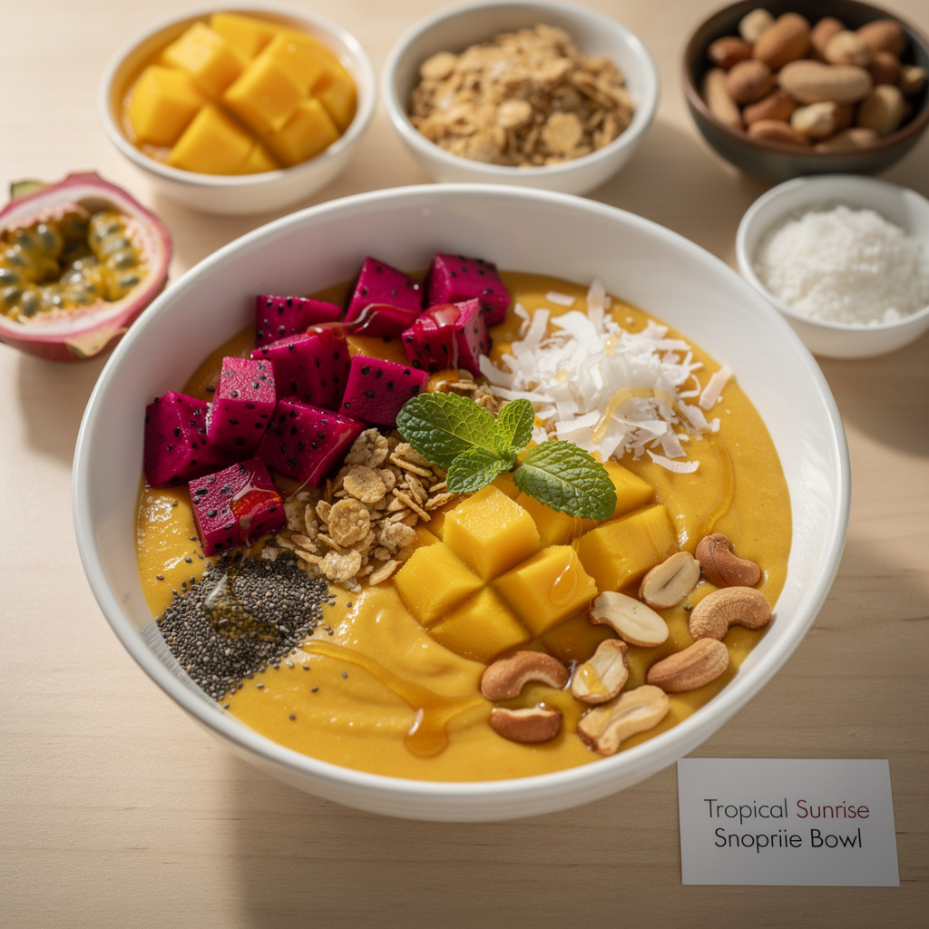 Tropical Sunrise Smoothie Bowl