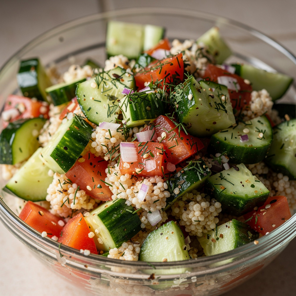 Cucumber Salad with Tomatoes