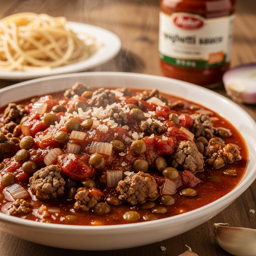 Lentil Spaghetti Sauce