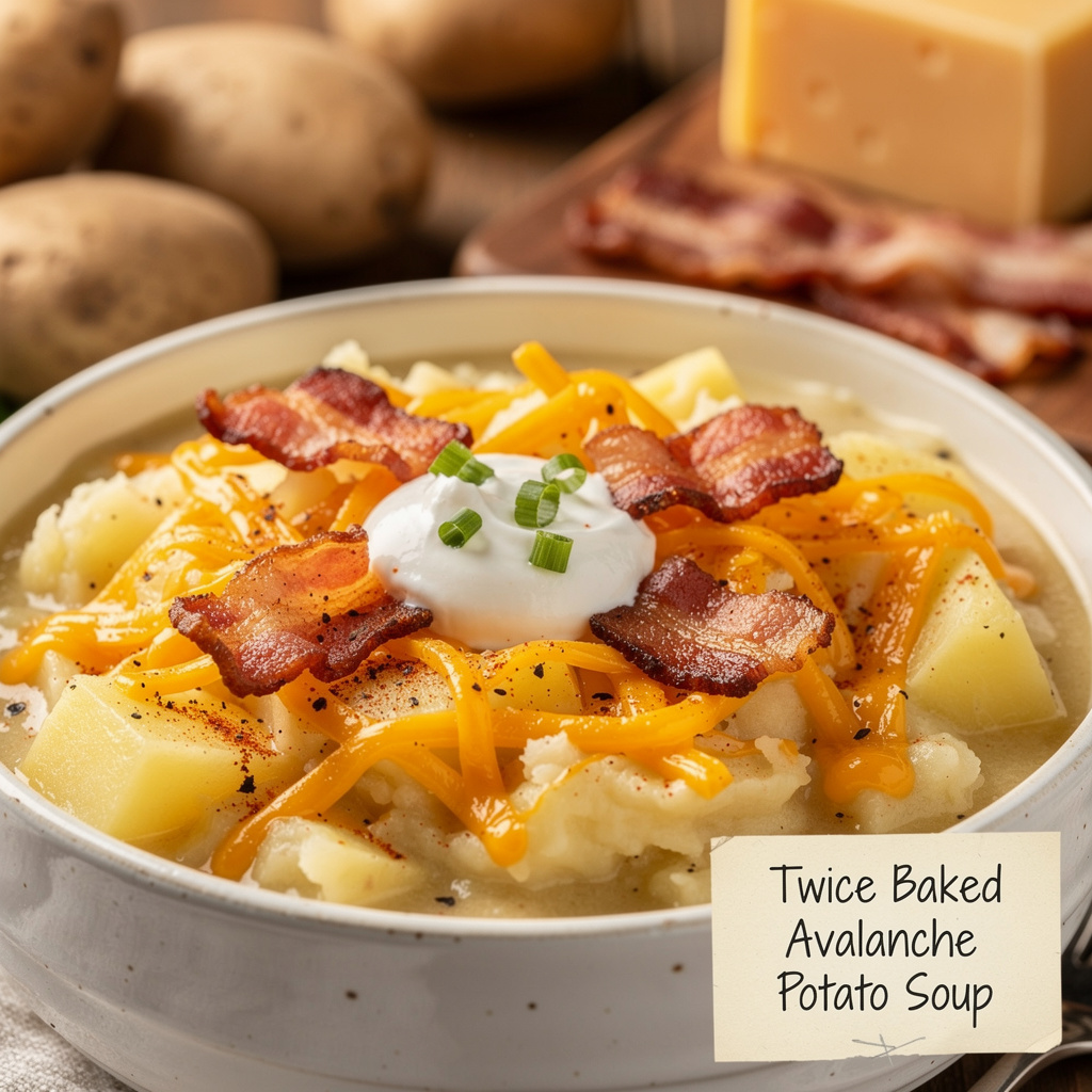 Twice-Baked Avalanche Potato Soup