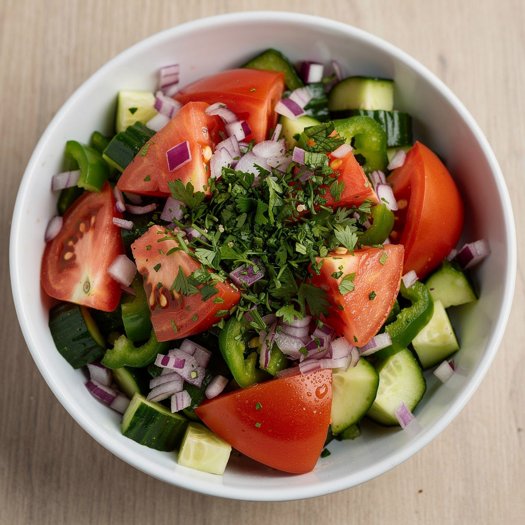 Tomato and Cucumber Salad