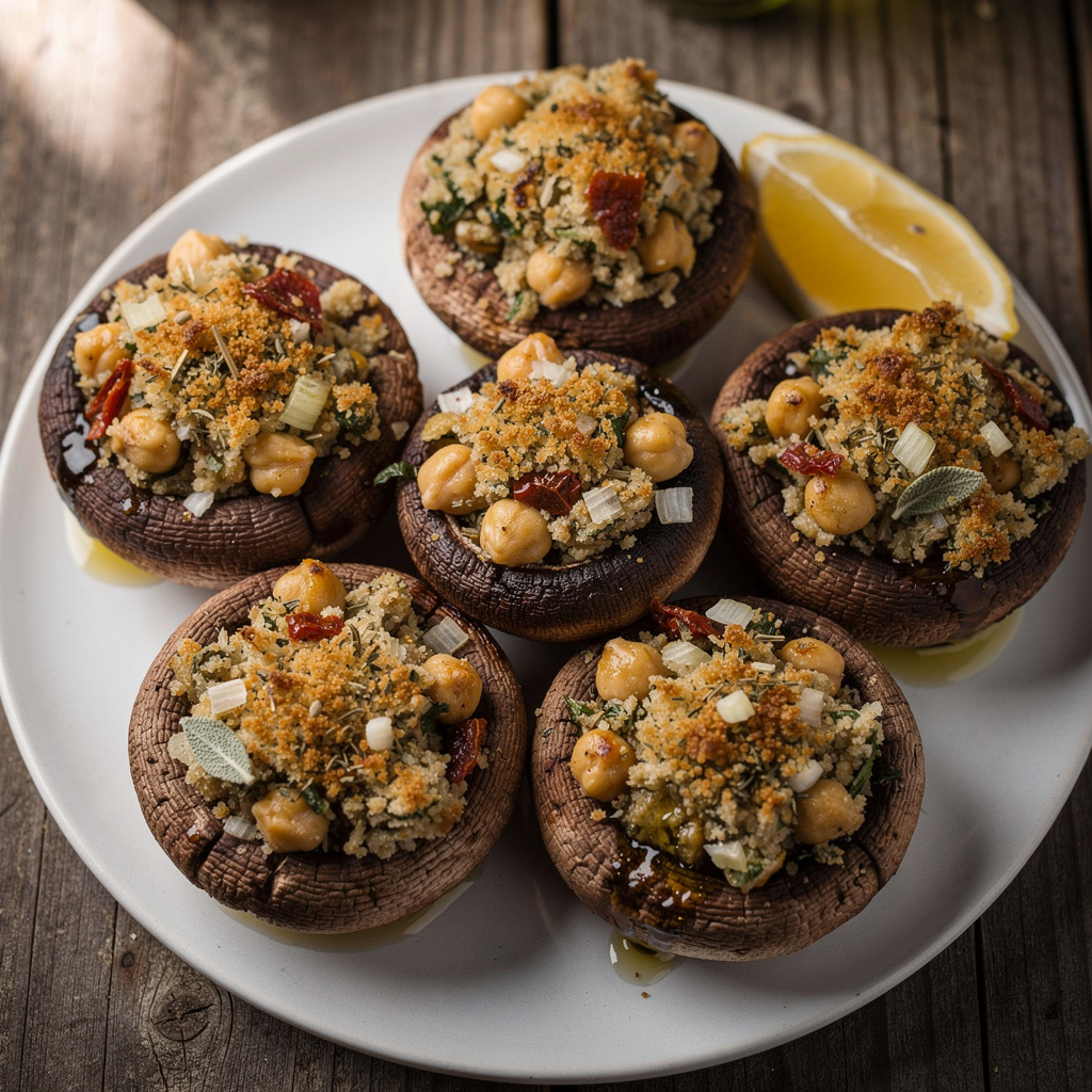 Dave’s Herb-Stuffed Mushrooms