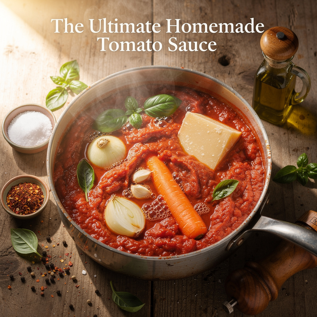 The Ultimate Homemade Tomato Sauce