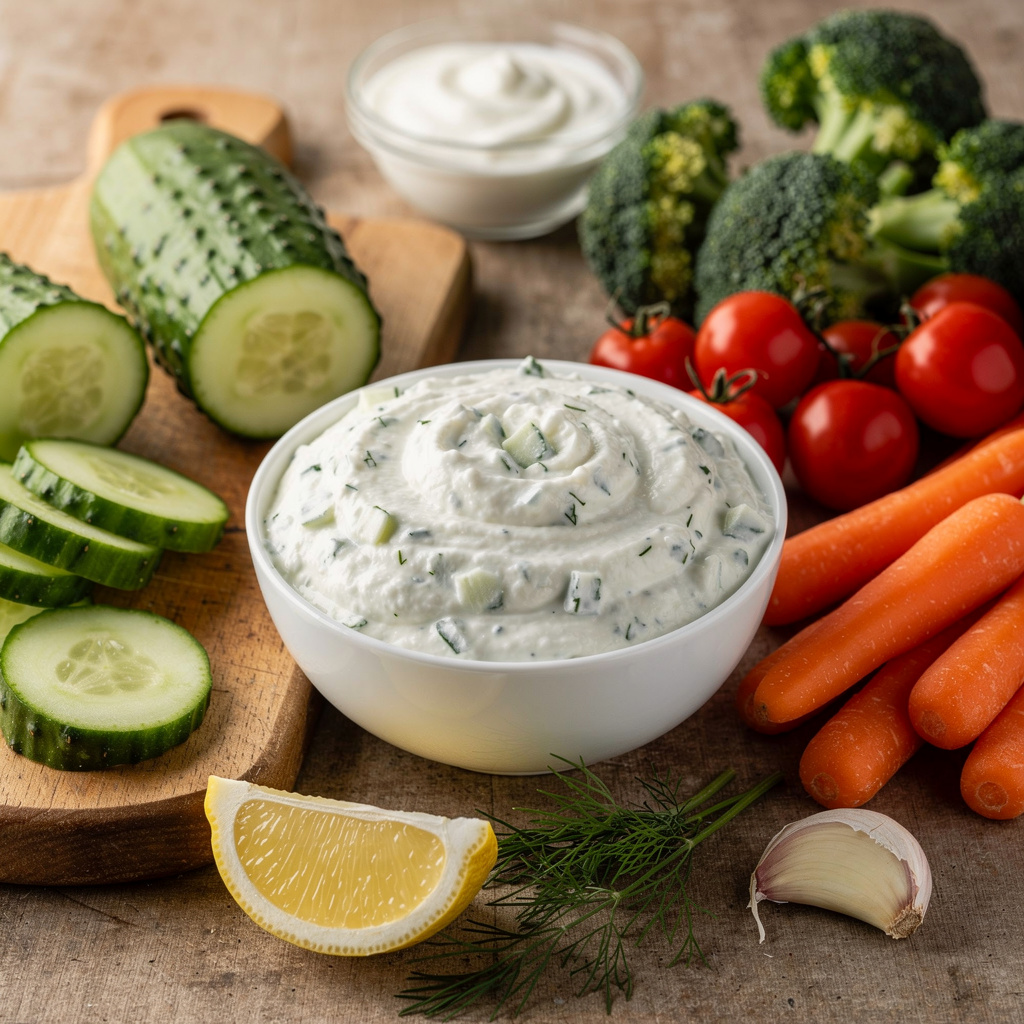 Cucumber, Yogurt and Herb Dip