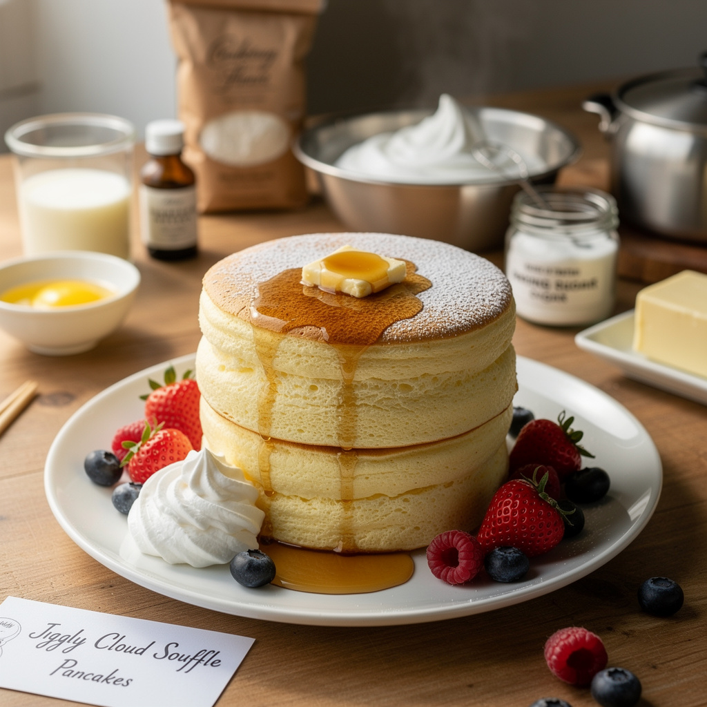 Jiggly Cloud Souffle Pancakes