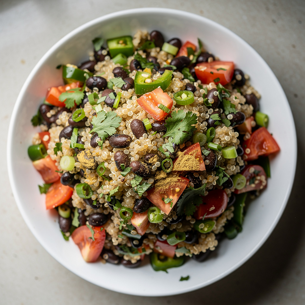 Quinoa and Black Bean Salad