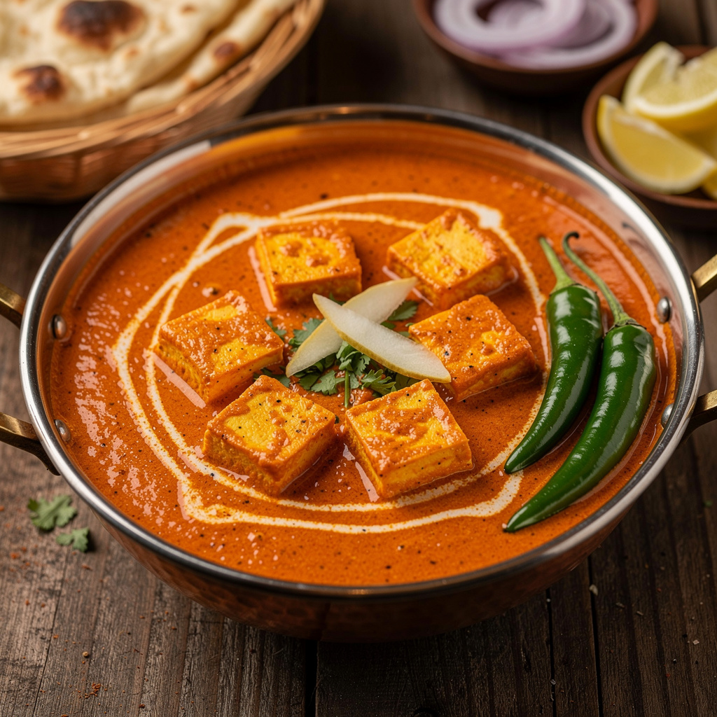 Velvety Tomato-Cream Paneer Lababdar