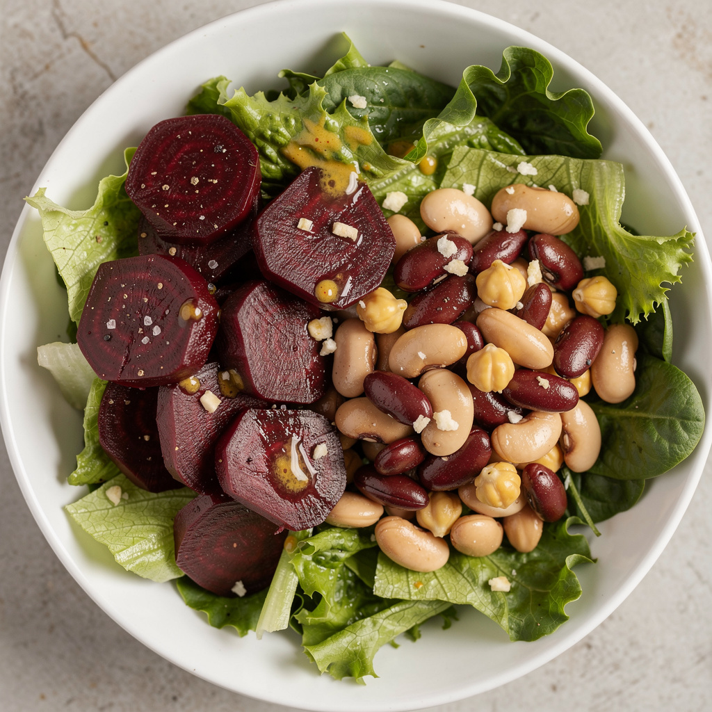 Beets, Beans, and Greens