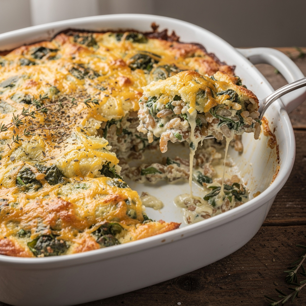 Herb Spinach Bake
