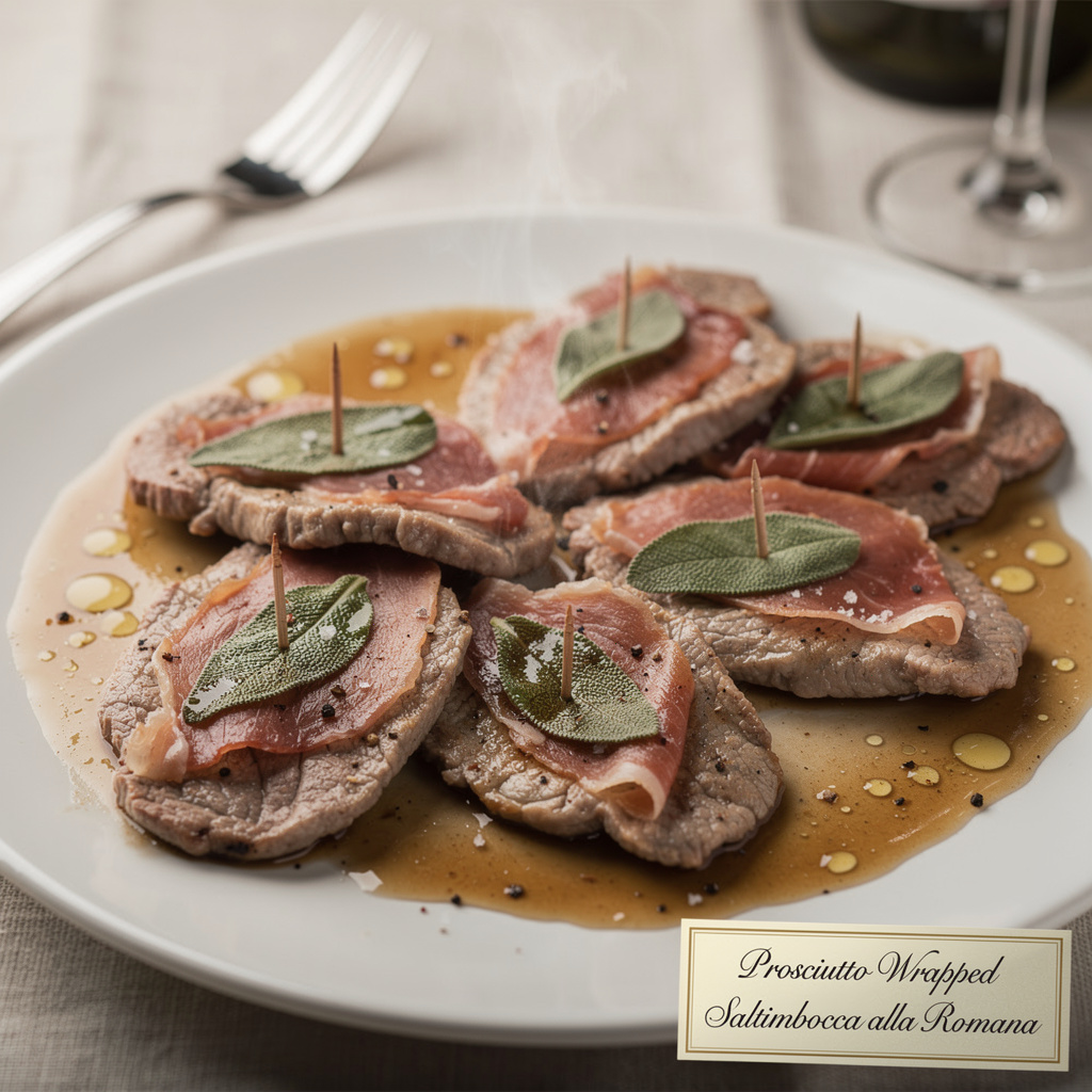 Prosciutto-Wrapped Saltimbocca alla Romana