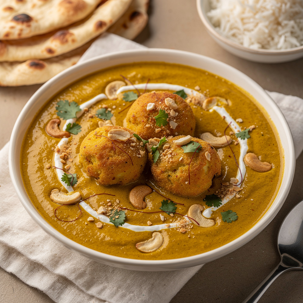 Silk Road Malai Kofta in Saffron Cashew Gravy