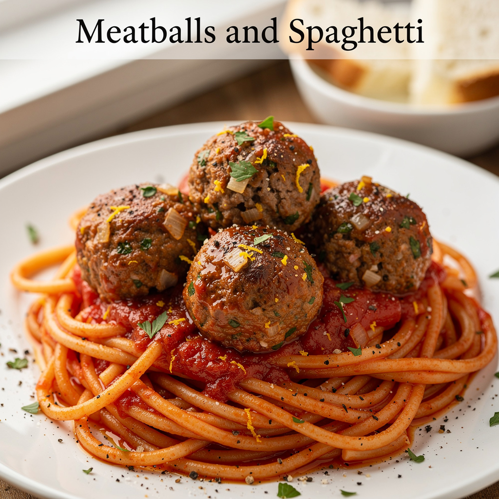 Meatballs and Spaghetti