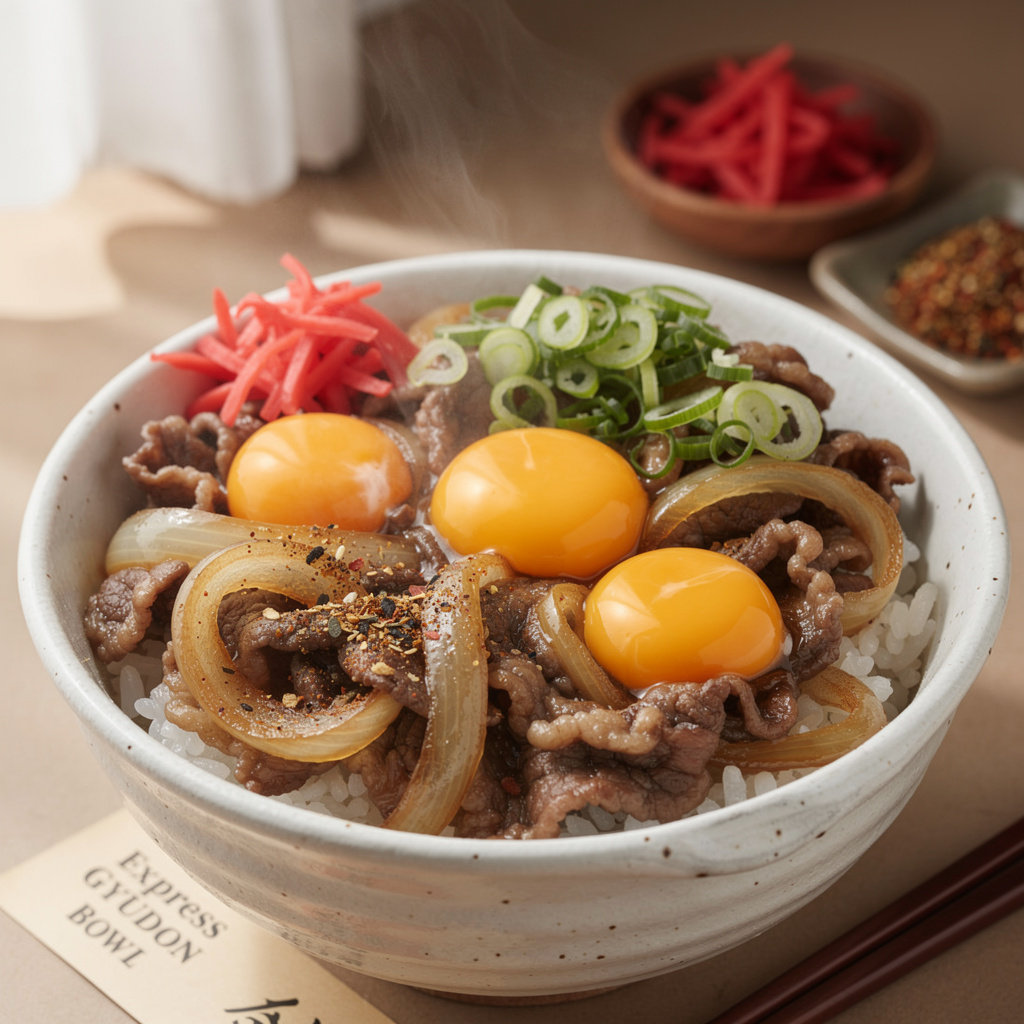 Express Gyudon Beef Bowl