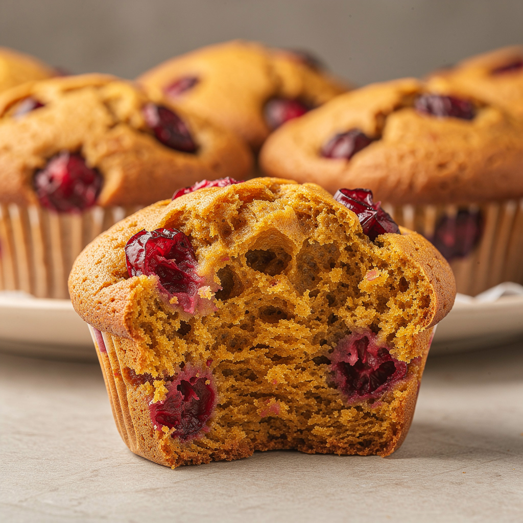 Cranberry Pumpkin Muffins